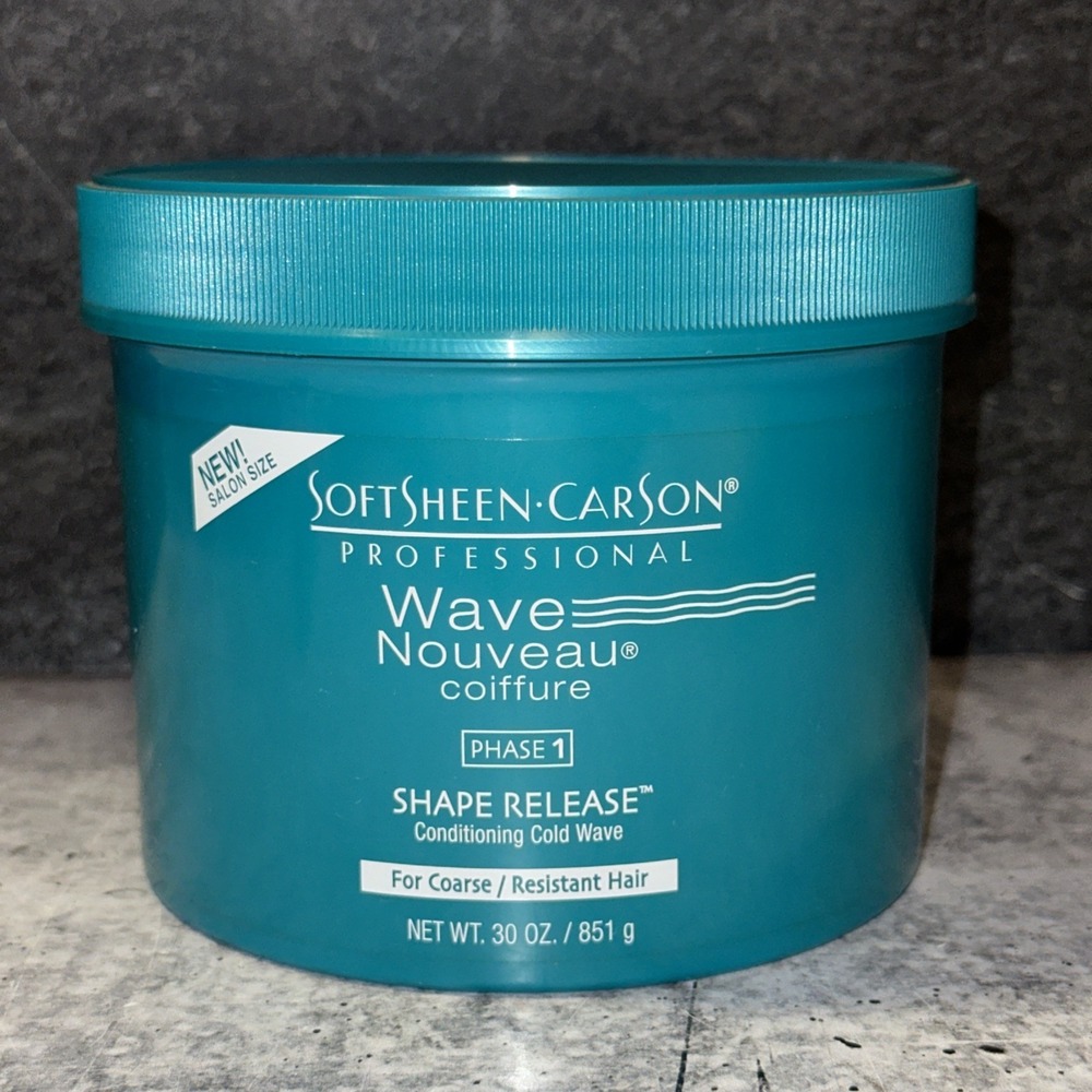 Softsheen Carson Wave Nouveau Super Strength Shape Release Phase Step 1 30 oz